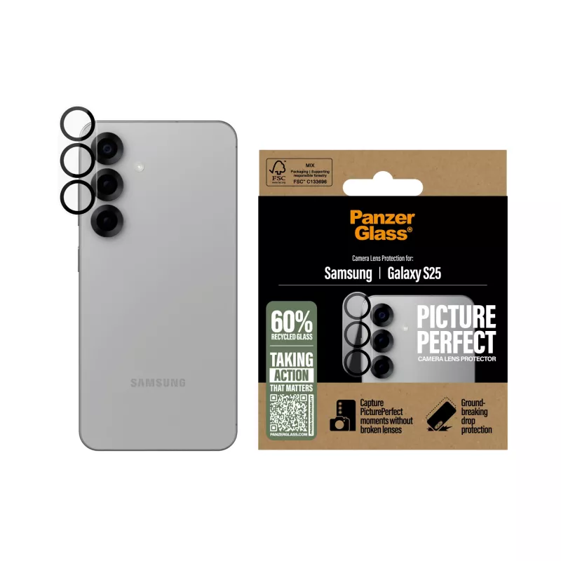 PanzerGlass ® PicturePerfect Camera Lens Protector Samsung Galaxy S25
