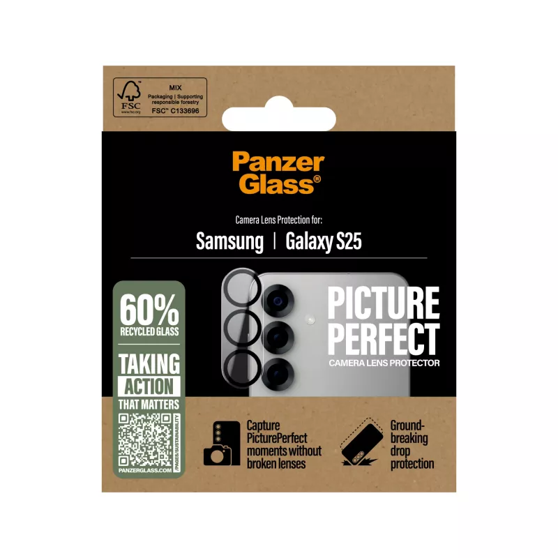 PanzerGlass ® PicturePerfect Camera Lens Protector Samsung Galaxy S25