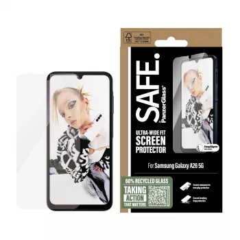 PanzerGlass SAFE. by ® Screen Protector Samsung Galaxy A26 5G | Ultra-Wide Fit w. EasyAligner