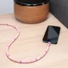 CLUB3D USB-C® Beaded Cable Pink, 2 m, USB C, USB C, 0.48 Gbit/s, Pink