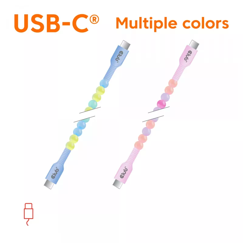 CLUB3D CAC-3011 USB cable 2 m USB C Blue, Green