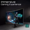 GIGABYTE GS27QCA 27 inch QHD Curved Gaming Monitor - 2560 x 1440, 180Hz, 1ms, 250 cd/m², FreeSync, HDR Ready, HDMI 2.0, Displayport 1.4