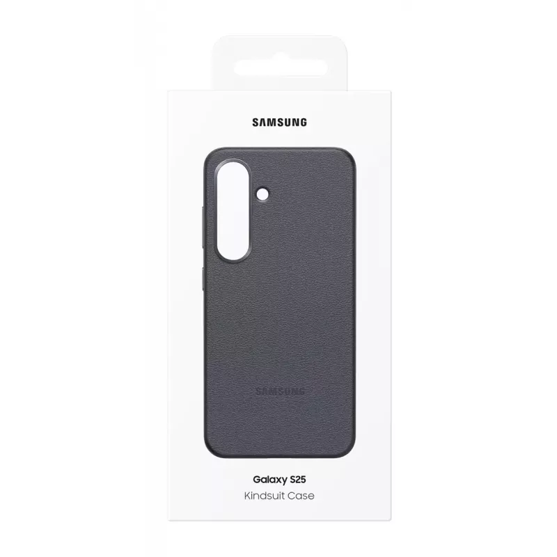 Cover Samsung Galaxy S25 Faux Leather Case Black