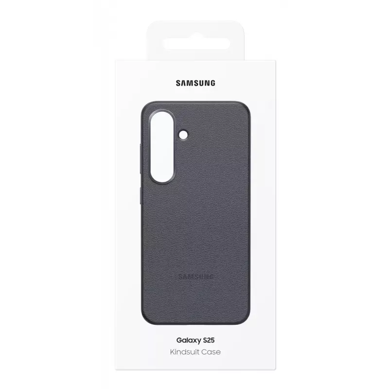 Cover Samsung Galaxy S25 Faux Leather Case Black