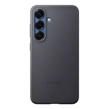 Cover Samsung Galaxy S25 Faux Leather Case Black