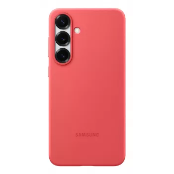 Samsung Silicone Case for Galaxy S25+, Cover, Samsung, Galaxy S25+, 17 cm (6.7 inch), Red