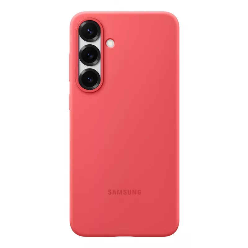 Samsung Silicone Case for Galaxy S25+, Cover, Samsung, Galaxy S25+, 17 cm (6.7 inch), Red