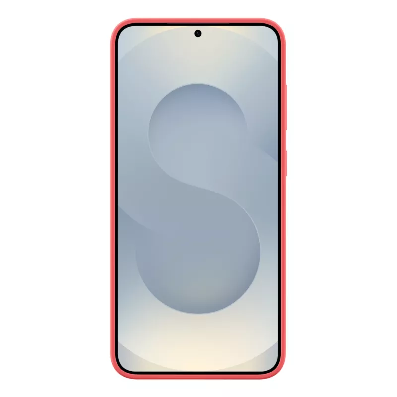 Samsung Silicone Case for Galaxy S25+, Cover, Samsung, Galaxy S25+, 17 cm (6.7 inch), Red