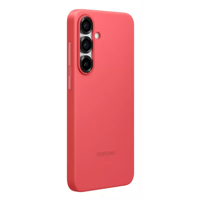 Samsung Silicone Case for Galaxy S25+, Cover, Samsung, Galaxy S25+, 17 cm (6.7 inch), Red
