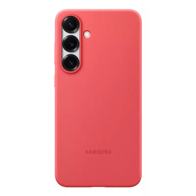 Samsung Silicone Case for Galaxy S25+, Cover, Samsung, Galaxy S25+, 17 cm (6.7 inch), Red