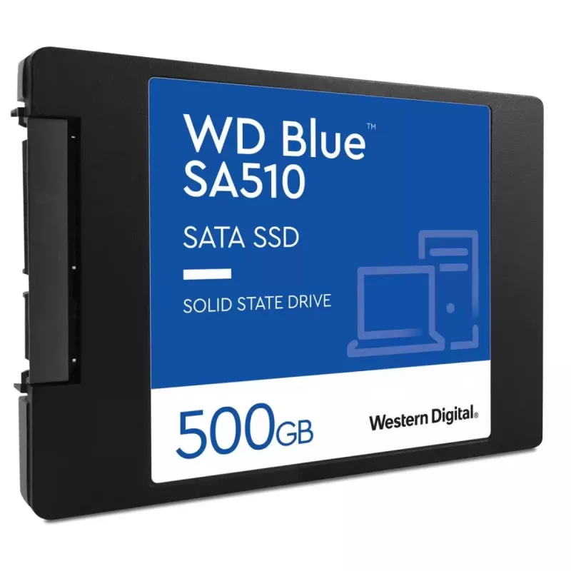 WESTERN DIGITAL SSD - WD Blue SA510 - 500GB - SATA 6Gb/s - 2.5in - 7mm Cased