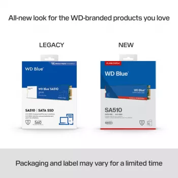 WESTERN DIGITAL SSD - WD Blue SA510 - 1TB - SATA 6Gb/s - M.2 2280