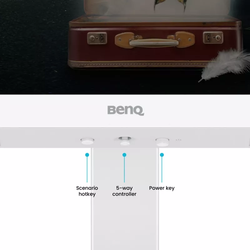 BenQ EW3290U computer monitor 79.2 cm (31.2 inch) 3840 x 2160 pixels 4K Ultra HD LED White