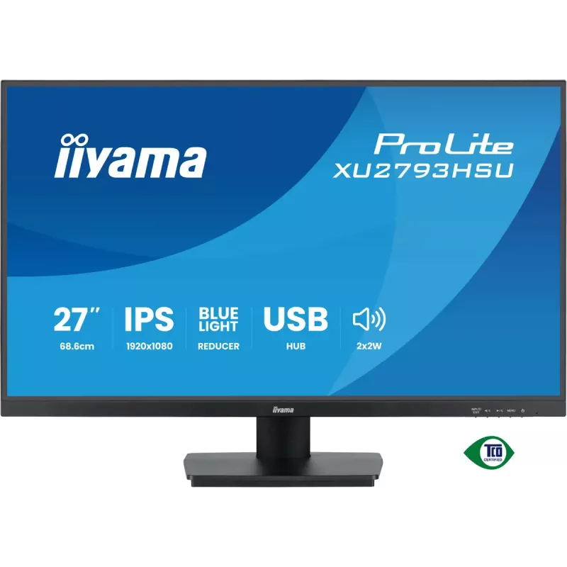 iiyama ProLite XU2793HSU-B7 computer monitor 68.6 cm (27 inch) 1920 x 1080 pixels Full HD LED Black