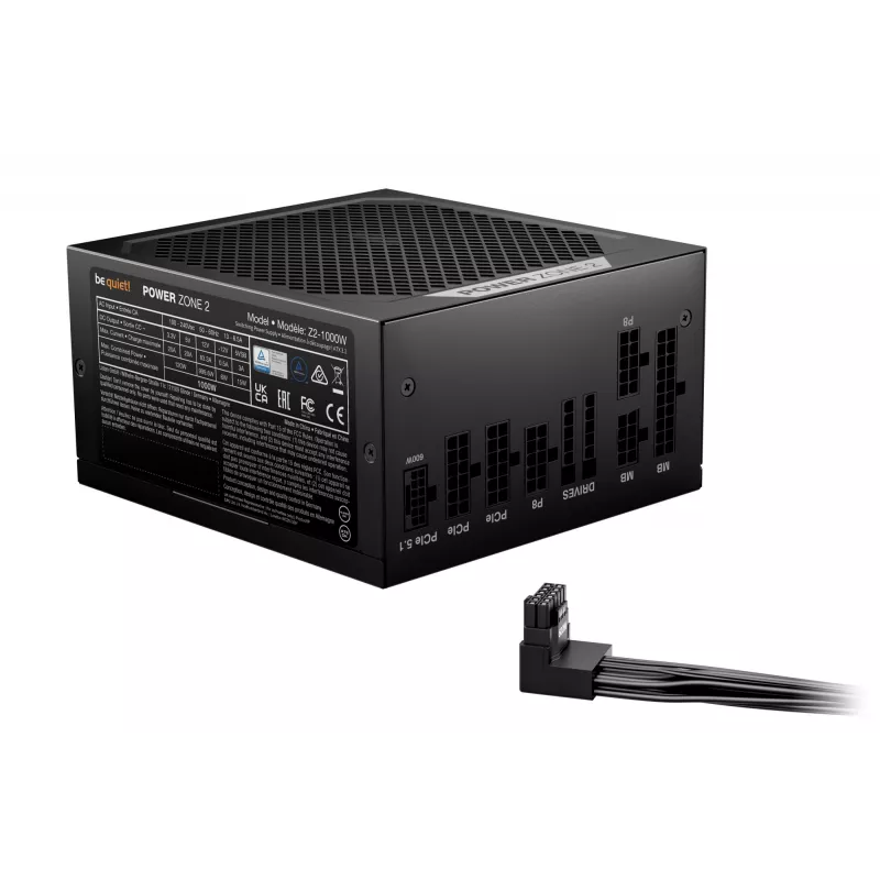 be quiet POWER ZONE 2 1000W power supply unit 20+4 pin ATX ATX Black