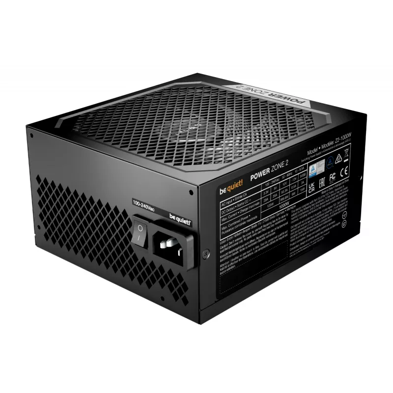 be quiet POWER ZONE 2 1000W power supply unit 20+4 pin ATX ATX Black