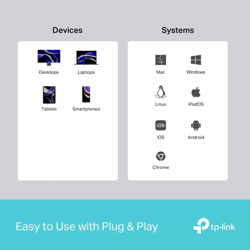 TP-Link UH5020C USB-C 5-Port Hub, HDMI 4K@60Hz, 100 W Power Delivery, 1x USB-C, 2x USB-A, 5 Gbps, Aluminium, Grey