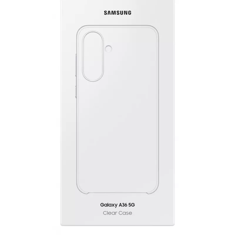 Samsung EF-QA366 mobile phone case 17 cm (6.7 inch) Cover Transparent