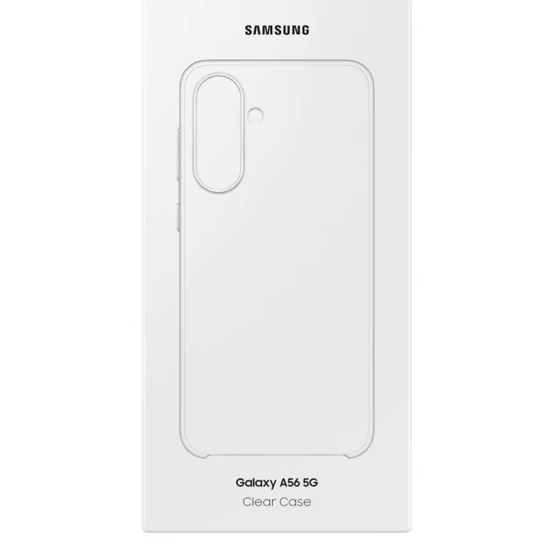 Samsung EF-QA566 mobile phone case 17 cm (6.7 inch) Cover Transparent