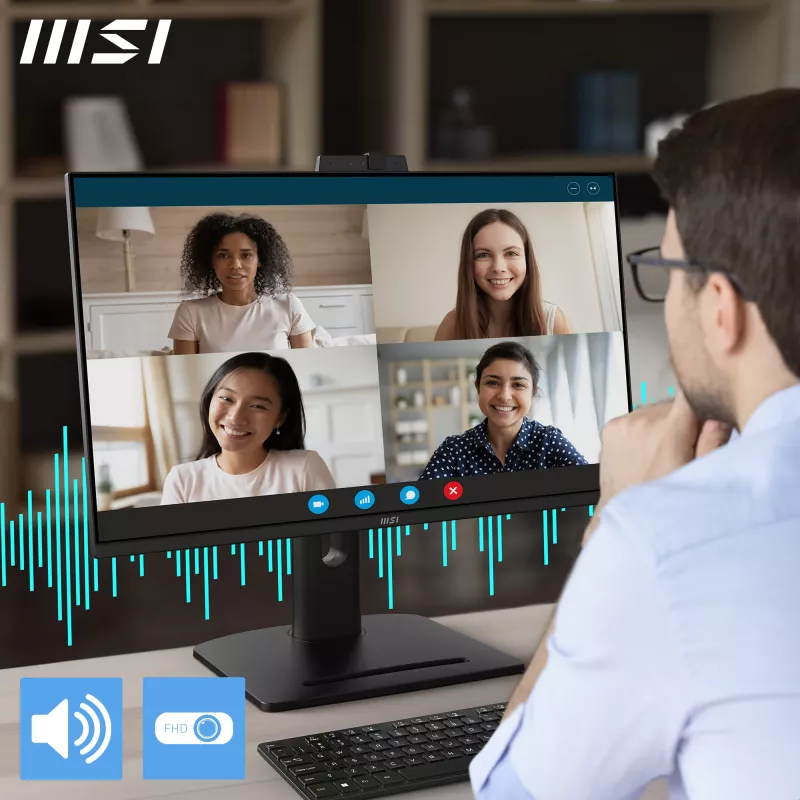 Monitor MSI Pro MP275QPDG 27 inch IPS LCD QHD 2560x1440