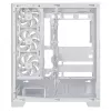 PC Case ASUS A31 Plus TG ARGB WHITE Midi Tower — ATX, Tempered Glass, ARGB, 3x120mm + 1x120mm fans, 38 cm GPU, 165 mm CPU cooler