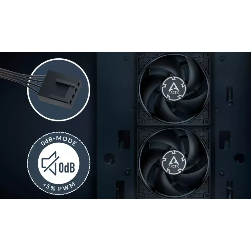 Fan ARCTIC P9 Max Black 92 mm High-Speed PWM 98.97 m³/h