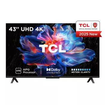Television TCL V6C 43 inch 4K Ultra HD DLED, Direct‑LED, Google TV, HDR10+, 3840×2160, 60Hz, 20W