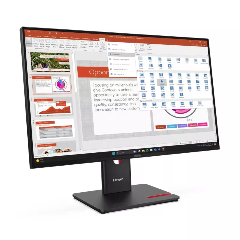 Monitor Lenovo ThinkVision T27-40 27 inch LED Full HD 1920 x 1080