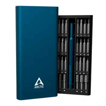 Precision Screwdriver Toolkit Arctic AETLS00001A — Steel bits set, Blue handle
