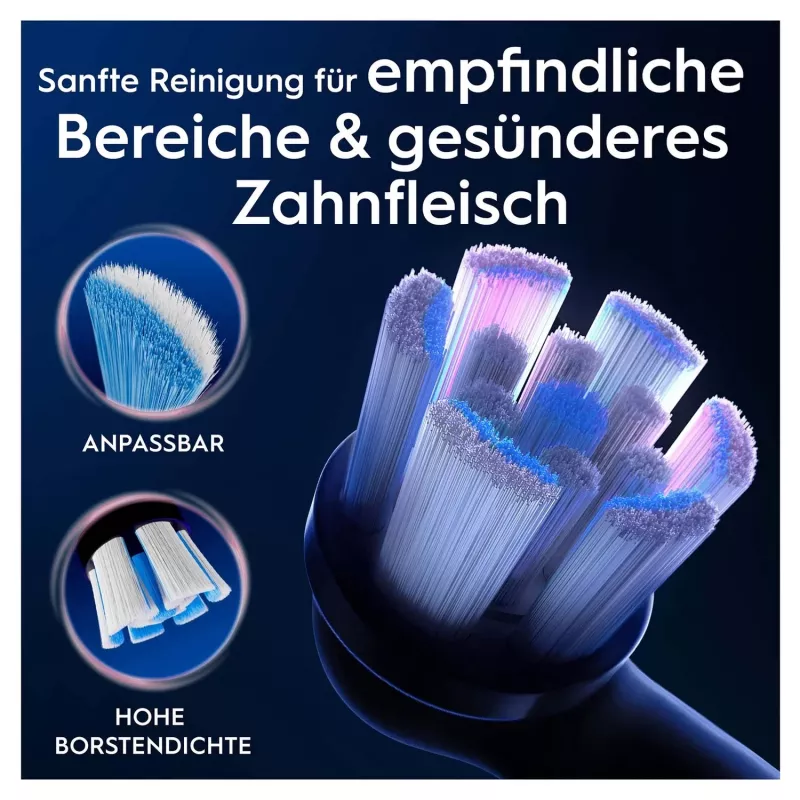 Oral-B 194631 toothbrush head 4 pc(s) Black