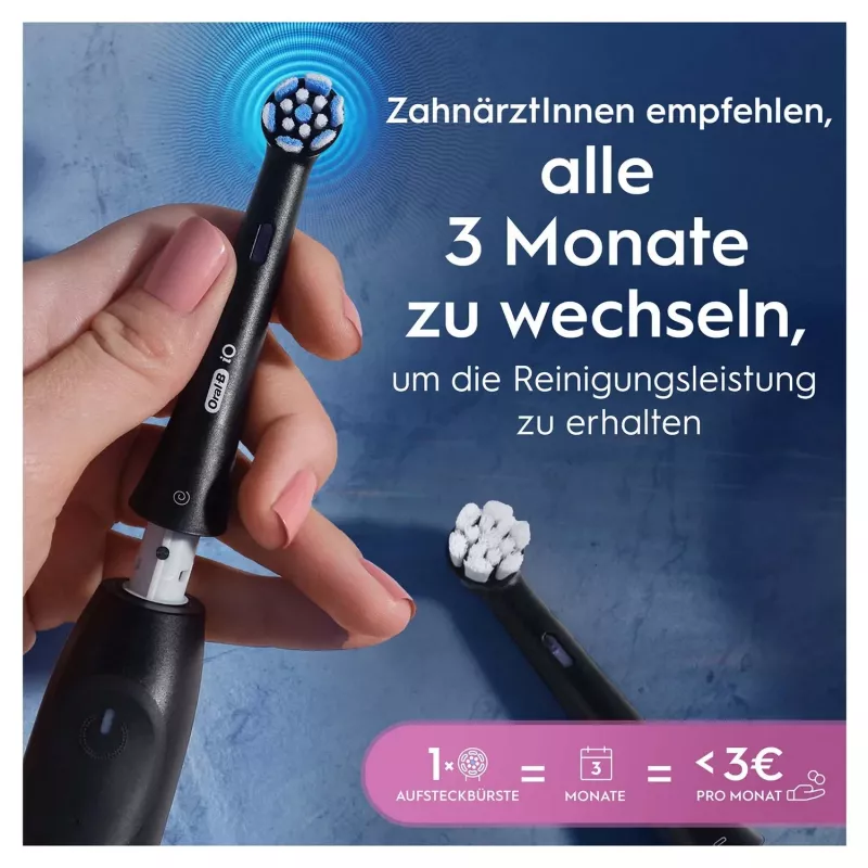 Oral-B 194631 toothbrush head 4 pc(s) Black