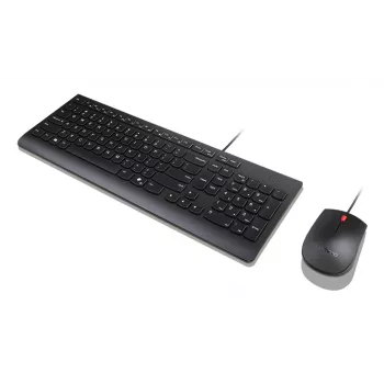 Lenovo 4X31R64446 keyboard Mouse included Universal USB Nordic Black