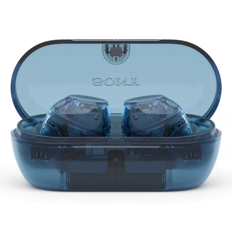 Headset Sony WFC710NL.CE7 in-ear True Wireless earbuds, Bluetooth 5.3, ANC, IPX4, 8.5/12 h playback, Glass Blue