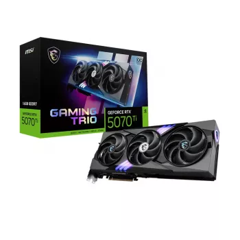 Graphics card MSI GeForce RTX 5070 Ti — 16 GB GDDR7, PCIe 5.0, 256-bit, 3 fans, 338 mm