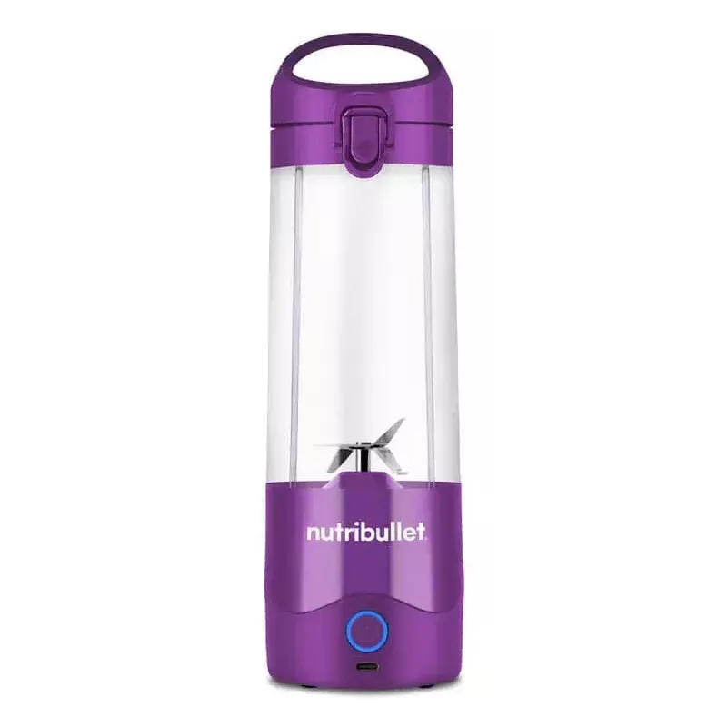 Portable blender NUTRIBULLET Portable 0.475 L — purple, 2000 mAh battery, Tritan bowl