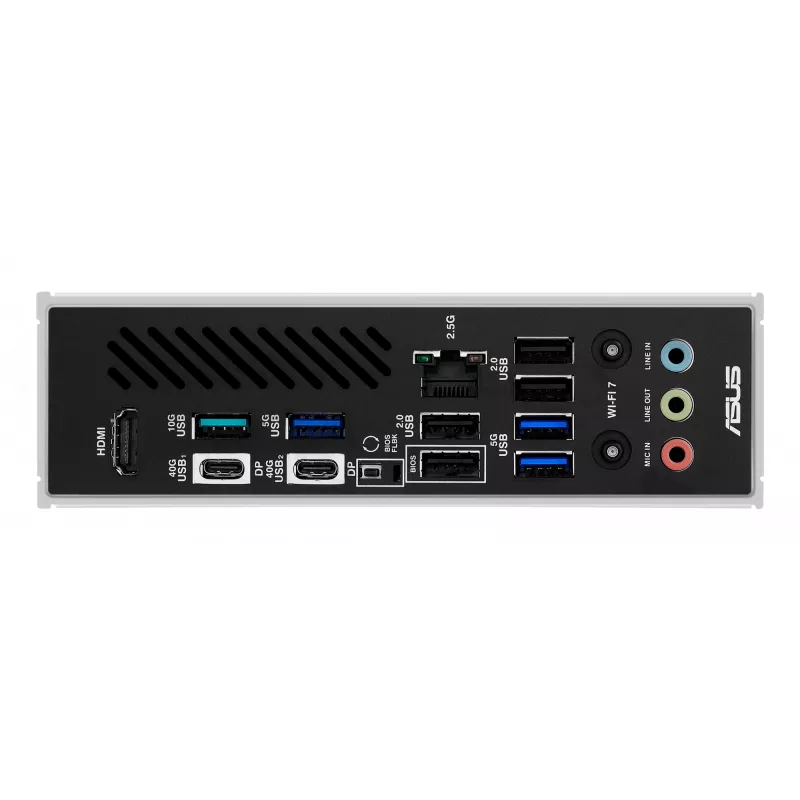 Motherboard ASUS X870 MAX GAMING WIFI7 ATX — AMD X870, Socket AM5, DDR5, 4 DIMM, 256 GB, Wi‑Fi 7, Bluetooth 5.4, 3 M.2, 2x USB4 Gen3x2