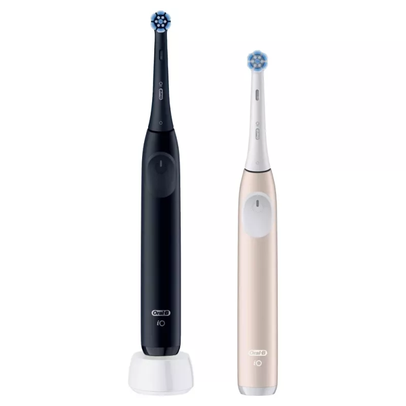 Electric Toothbrush Oral-B iO Series 2 Duo Black Pink Rechargeable with Smart Pressure Sensor