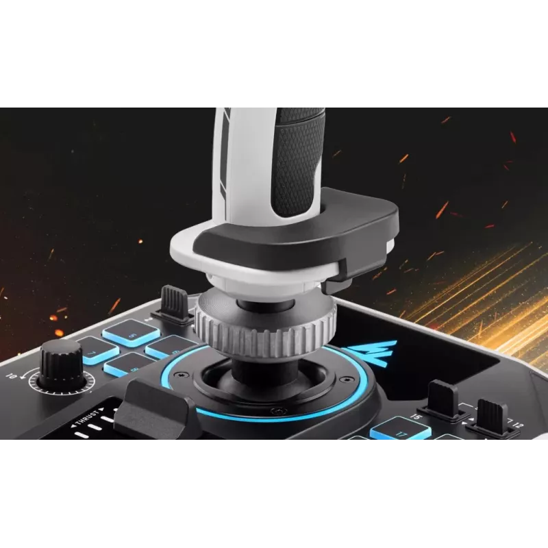 Thrustmaster Sol-R 1 Black, White USB Flightstick Analogue / Digital PC