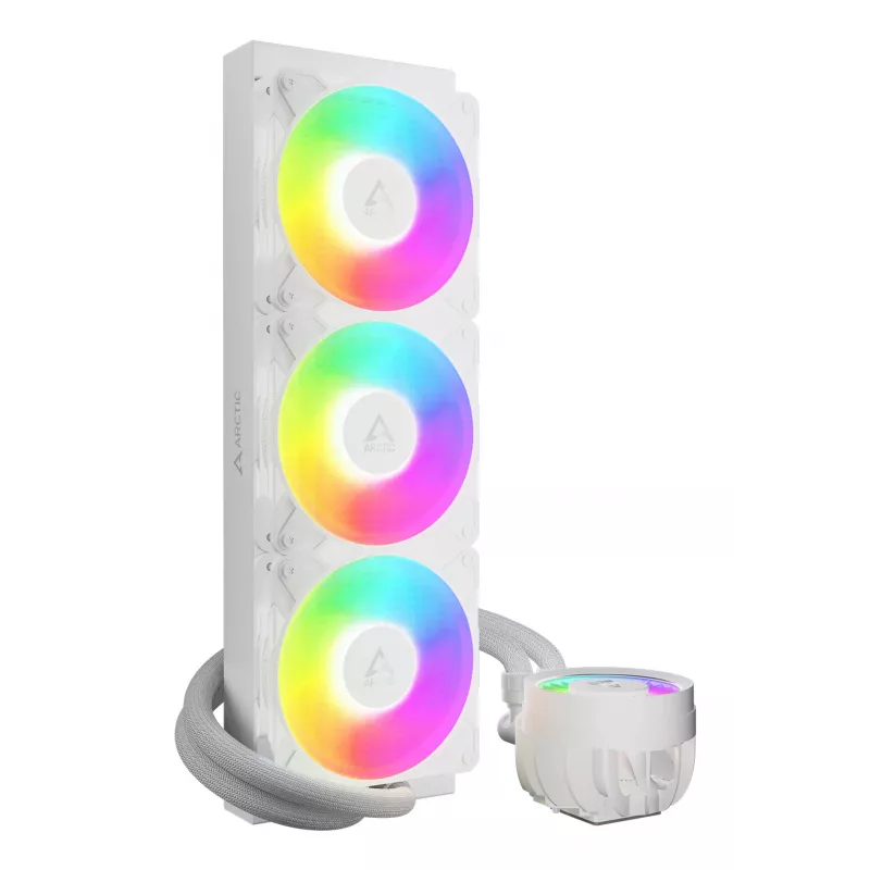 ARCTIC Liquid Freezer III Pro 360 A-RGB (White) - Multi Compatible All-in-One CPU Water Cooler with A-RGB
