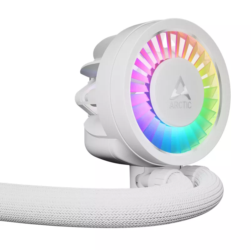 ARCTIC Liquid Freezer III Pro 360 A-RGB (White) - Multi Compatible All-in-One CPU Water Cooler with A-RGB