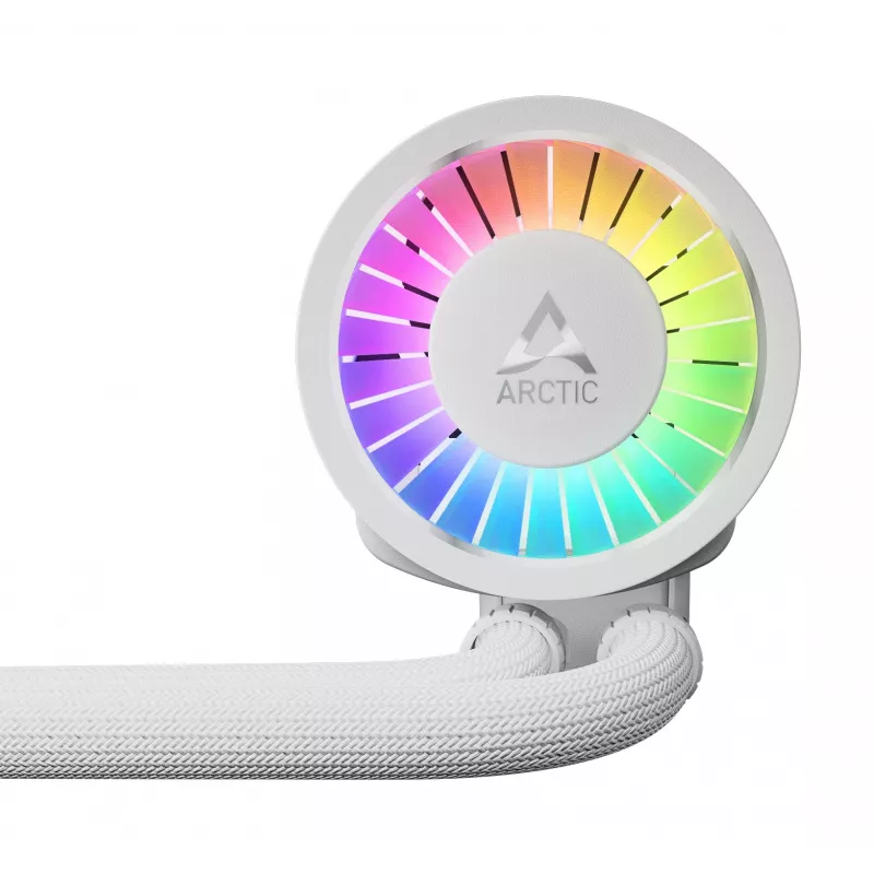 ARCTIC Liquid Freezer III Pro 360 A-RGB (White) - Multi Compatible All-in-One CPU Water Cooler with A-RGB