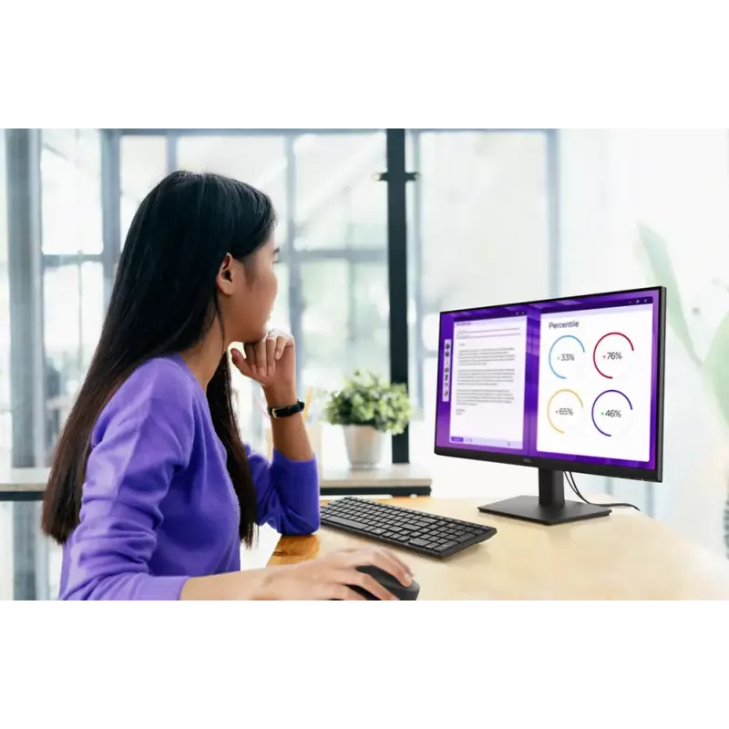 DELL E Series E2425HM computer monitor 60.5 cm (23.8 inch) 1920 x 1080 pixels Full HD LCD Black