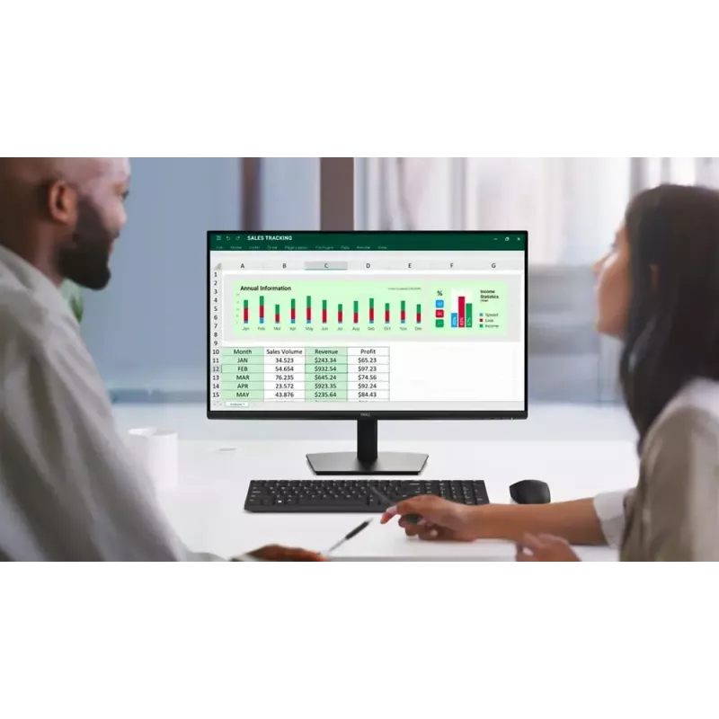 DELL E Series E2725HM computer monitor 68.6 cm (27 inch) 1920 x 1080 pixels Full HD LCD Black