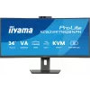 iiyama ProLite XCB3497WQSNPH-B1 computer monitor 86.4 cm (34 inch) 3440 x 1440 pixels UltraWide Quad HD LED Black