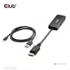 CLUB3D DisplayPort™ to Triple HDMI™ 8K60Hz Hub, DisplayPort, HDMI, 2.1b/1.4a, 13.5 Mbit/s, 120 Hz, 3840 x 2160, 7680 x 4320