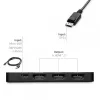 CLUB3D DisplayPort™ to Triple HDMI™ 8K60Hz Hub, DisplayPort, HDMI, 2.1b/1.4a, 13.5 Mbit/s, 120 Hz, 3840 x 2160, 7680 x 4320