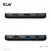 CLUB3D 8-1 Portable Dock USB Type-C® 10Gbps to HDMI™ and DisplayPort™ 8K30Hz PD Max.100Watt