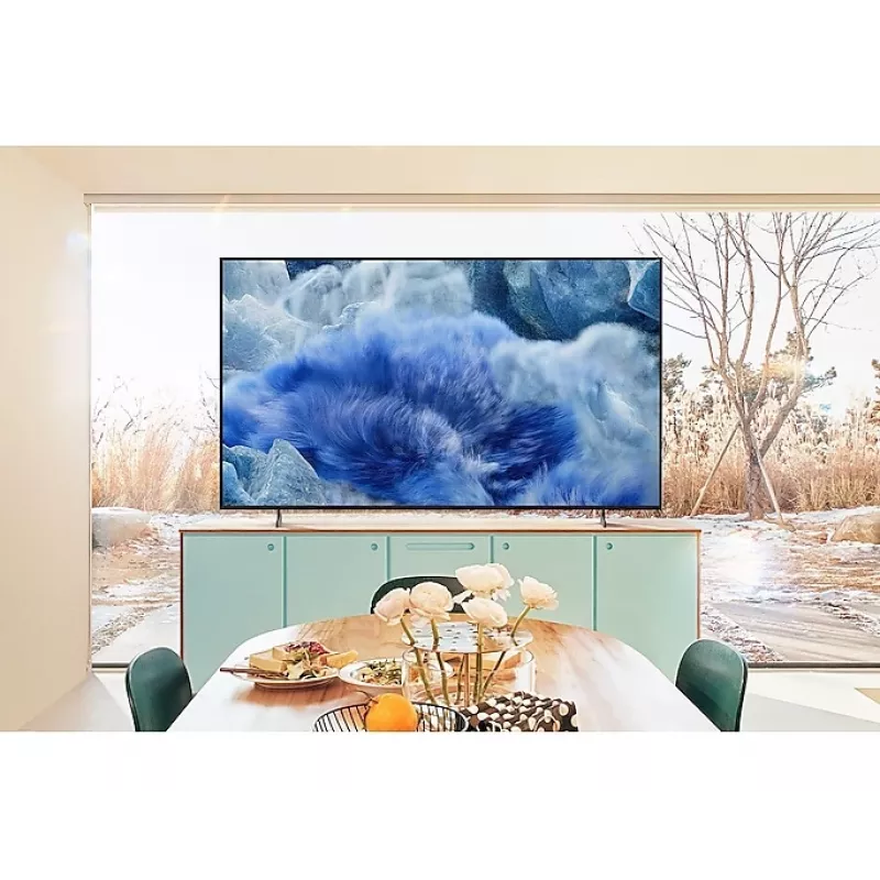 Samsung Q8F QE55Q8FAAU 139.7 cm (55 inch) 4K Ultra HD Smart TV Wi-Fi Grey, Titanium