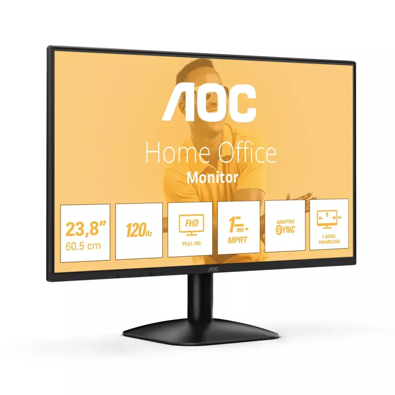 AOC 24B31H computer monitor 60.5 cm (23.8 inch) 1920 x 1080 pixels Full HD Black