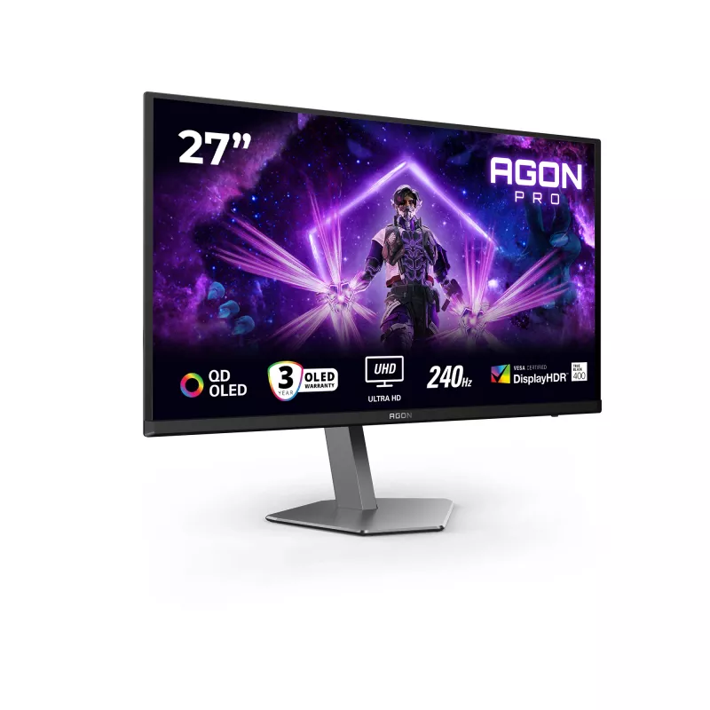 AOC G2 AG276UZD computer monitor 67.3 cm (26.5 inch) 3840 x 2160 pixels 4K Ultra HD OLED Black
